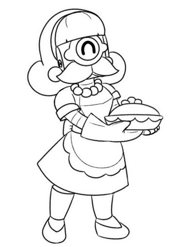 Kids-n-fun.com | Coloring page Brawl Stars Skins bake sale barley skin